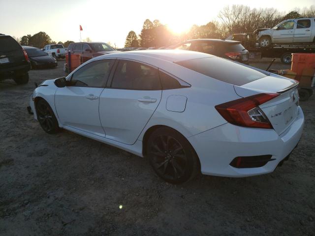 19XFC2F81KE011657 - 2019 HONDA CIVIC SPORT WHITE photo 2