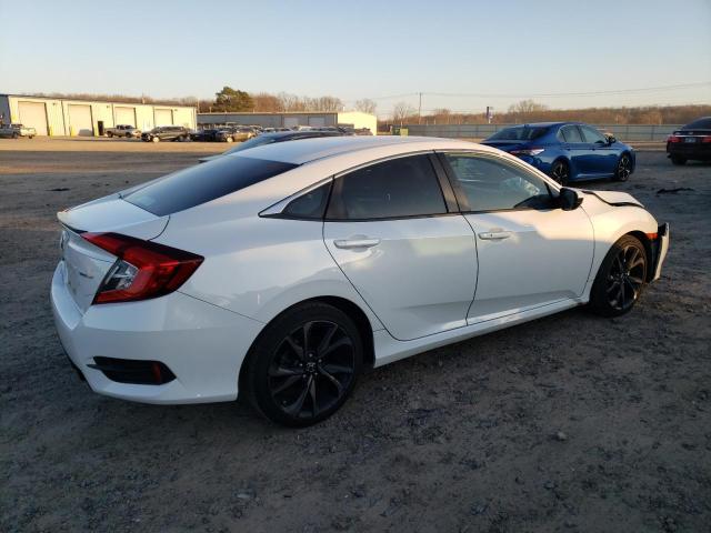 19XFC2F81KE011657 - 2019 HONDA CIVIC SPORT WHITE photo 3