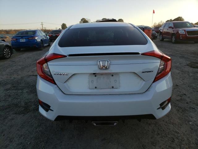 19XFC2F81KE011657 - 2019 HONDA CIVIC SPORT Սպիտակ լուսանկար 6