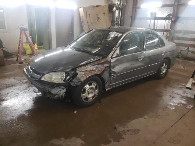 JHMES95604S012093 - 2004 HONDA CIVIC HYBRID SILVER photo 1