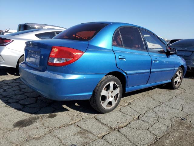 KNADC125556366089 - 2005 KIA RIO BLUE photo 3