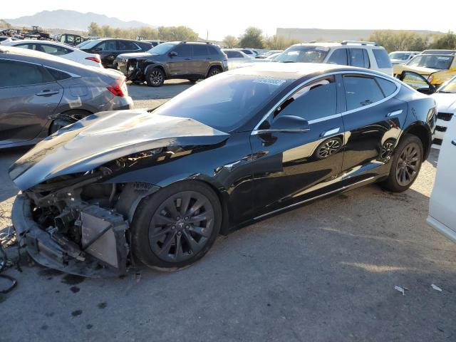 5YJSA1E2XJF247969 - 2018 TESLA MODEL S Սև լուսանկար 1