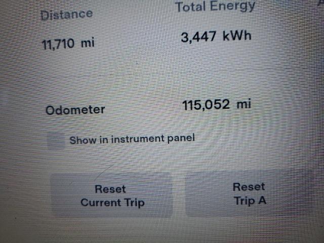 5YJSA1E2XJF247969 - 2018 TESLA MODEL S Սև լուսանկար 9