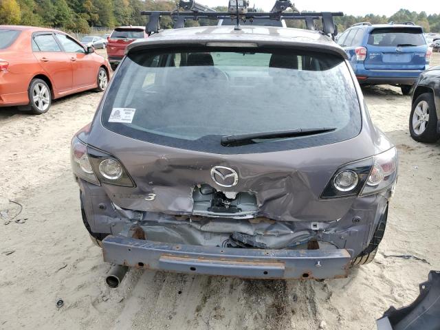 JM1BK344181133941 - 2008 MAZDA 3 HATCHBACK GRAY photo 6