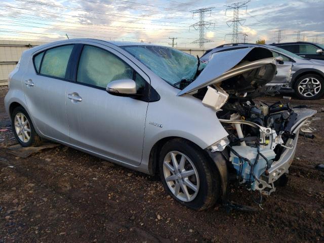 JTDKDTB33D1557006 - 2013 TOYOTA PRIUS C SILVER photo 4