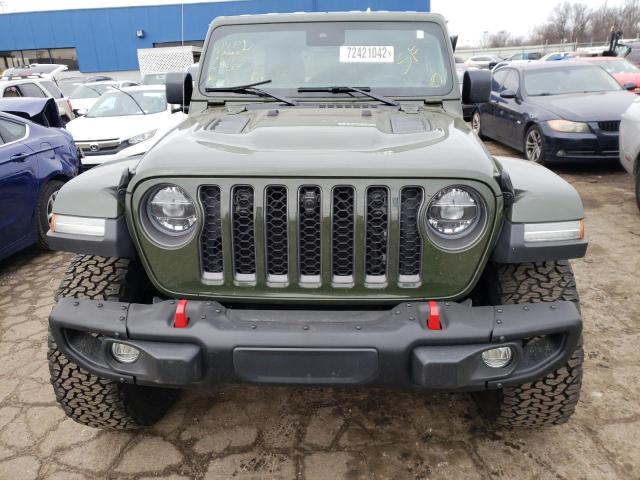 1C4JJXFG0NW162584 - 2022 JEEP WRANGLER RUBICON GREEN photo 5