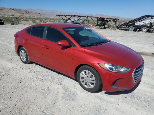 5NPD74LF9HH085715 - 2017 HYUNDAI ELANTRA SE RED photo 4