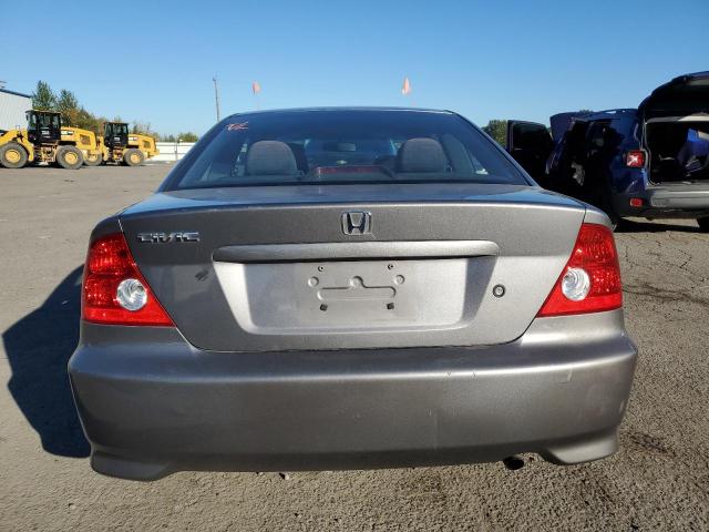 1HGEM22984L068781 - 2004 HONDA CIVIC EX GRAY photo 6