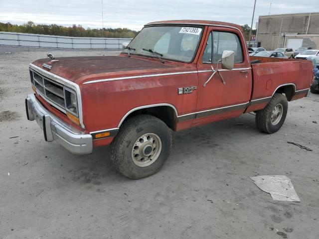 1B7HW14T4GS050376 - 1986 DODGE W-SERIES W150 RED photo 1