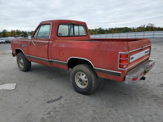 1B7HW14T4GS050376 - 1986 DODGE W-SERIES W150 RED photo 2