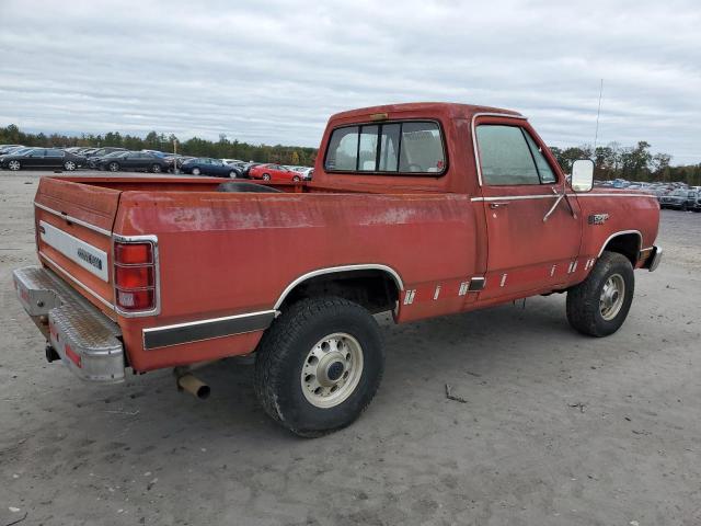 1B7HW14T4GS050376 - 1986 DODGE W-SERIES W150 RED photo 3