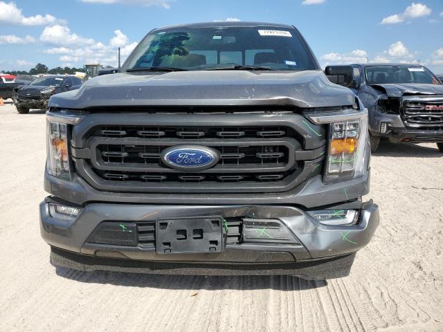 1FTEW1C56PKF29954 - 2023 FORD F150 SUPERCREW GRAY photo 5