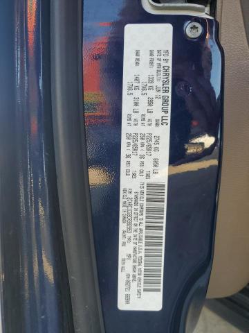 2C4RC1CG9CR392953 - 2012 CHRYSLER TOWN & COU TOURING L BLUE photo 13