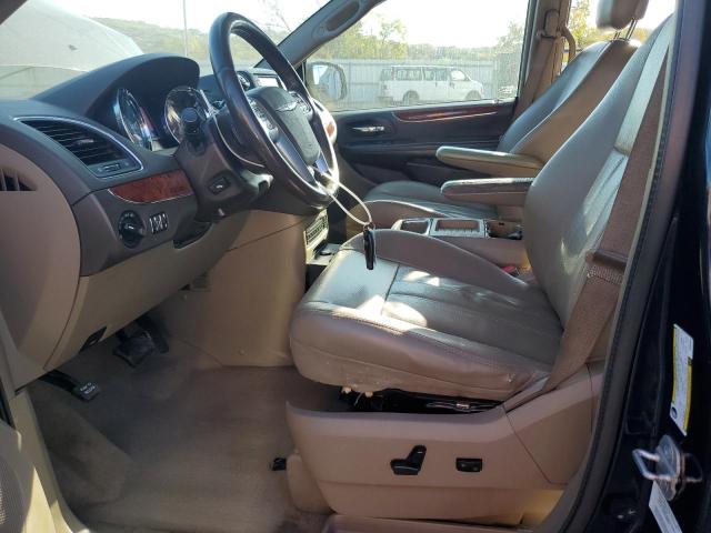 2C4RC1CG9CR392953 - 2012 CHRYSLER TOWN & COU TOURING L BLUE photo 7