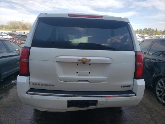 1GNSKJKC7HR255288 - 2017 CHEVROLET SUBURBAN K1500 PREMIER WHITE photo 6