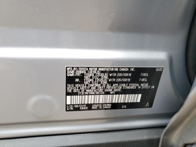 2T3C1RFV6NC184124 - 2022 TOYOTA RAV4 XLE PREMIUM SILVER photo 13