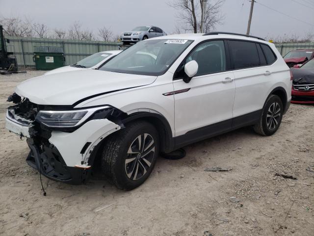 3VV1B7AXXNM138766 - 2022 VOLKSWAGEN TIGUAN S WHITE photo 1