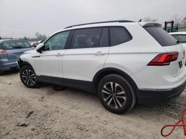 3VV1B7AXXNM138766 - 2022 VOLKSWAGEN TIGUAN S WHITE photo 2