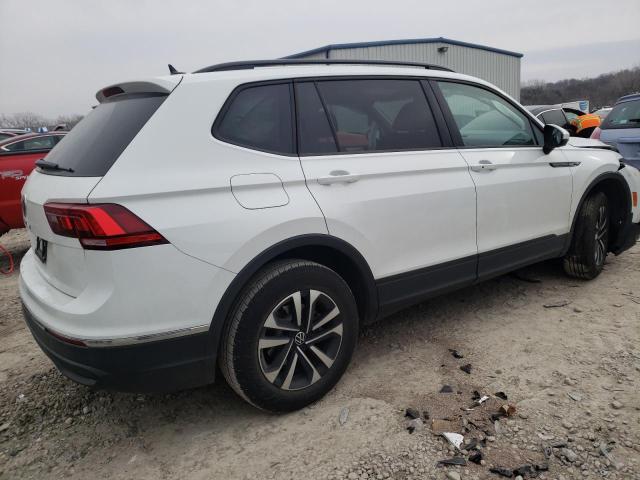 3VV1B7AXXNM138766 - 2022 VOLKSWAGEN TIGUAN S WHITE photo 3