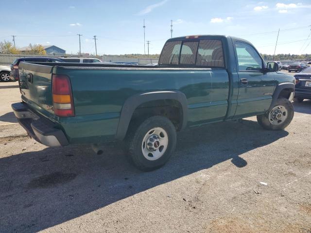 1GTGC24U21Z267197 - 2001 GMC NEW SIERRA C2500 GREEN photo 3