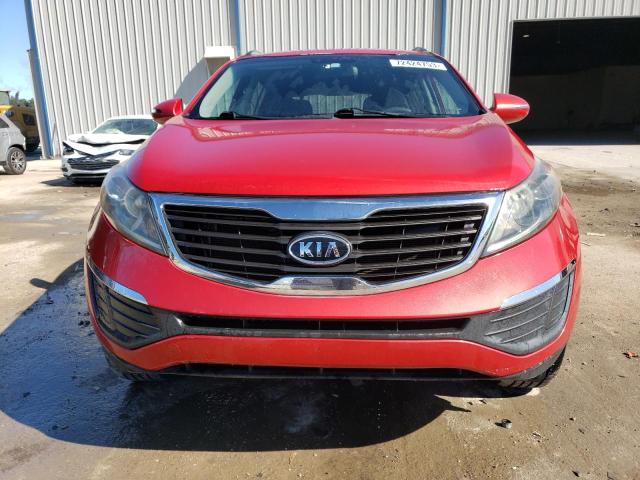 KNDPB3A21D7376276 - 2013 KIA SPORTAGE BASE RED photo 5