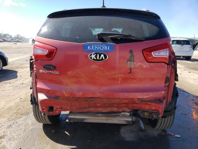 KNDPB3A21D7376276 - 2013 KIA SPORTAGE BASE RED photo 6