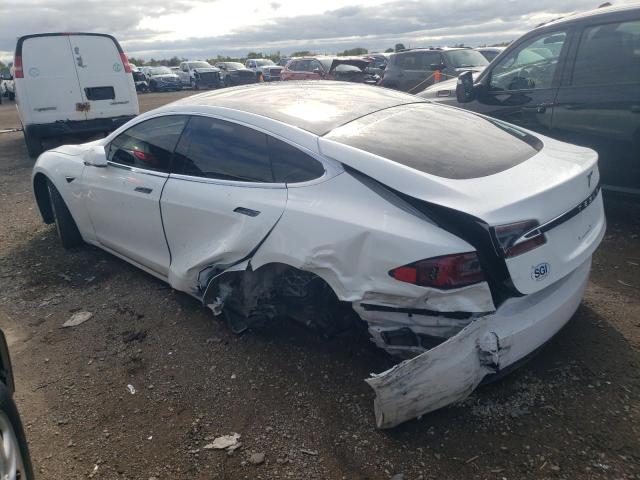 5YJSA1E22LF356039 - 2020 TESLA MODEL S WHITE photo 2