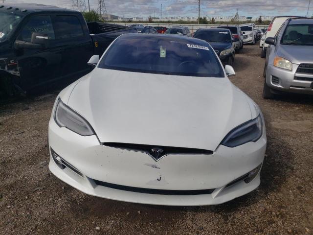 5YJSA1E22LF356039 - 2020 TESLA MODEL S WHITE photo 5