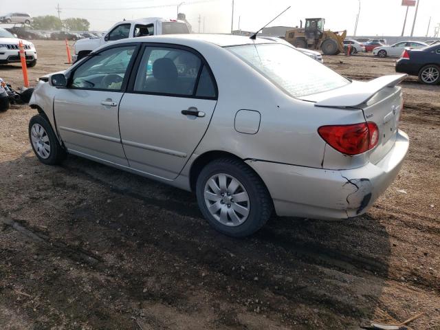 1NXBR32E63Z123061 - 2003 TOYOTA COROLLA CE SILVER photo 2