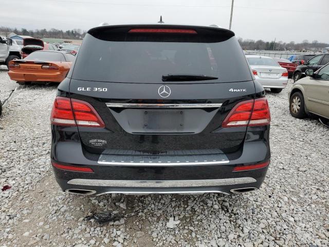 4JGDA5HB0HA879079 - 2017 MERCEDES-BENZ GLE 350 4MATIC BLACK photo 6