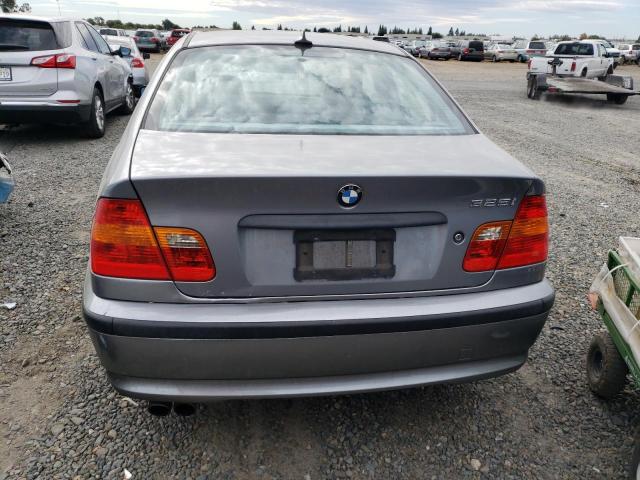 WBAAZ33494KP88519 - 2004 BMW 325 IS SULEV CHARCOAL photo 6