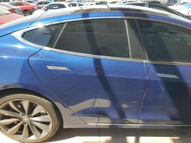 5YJSA1E46GF168132 - 2016 TESLA MODEL S BLUE photo 10