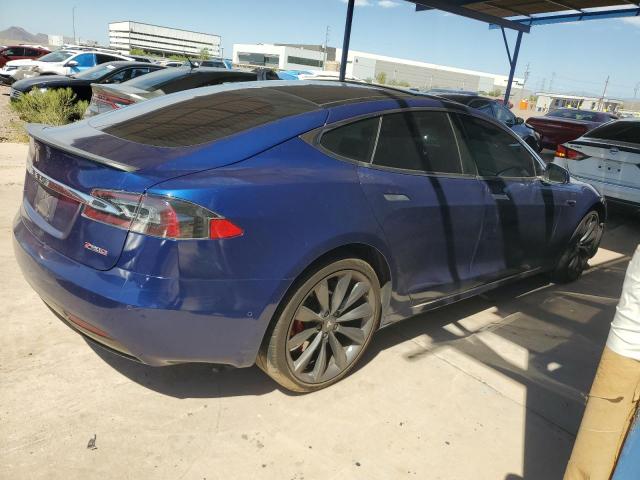 5YJSA1E46GF168132 - 2016 TESLA MODEL S BLUE photo 3