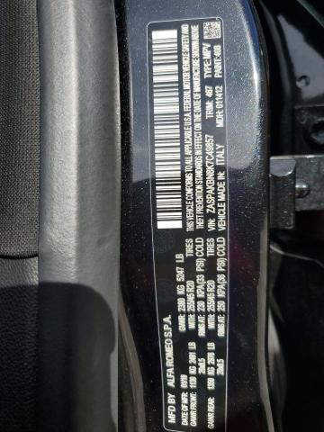 ZASPAKBN8K7C49857 - 2019 ALFA ROMEO STELVIO TI BLACK photo 12