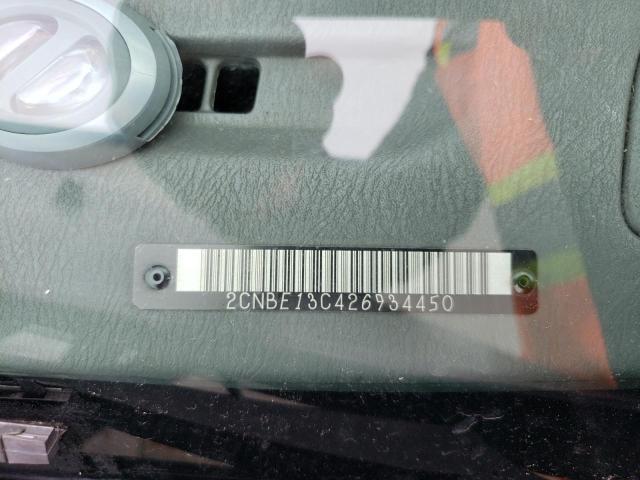 2CNBE13C426934450 - 2002 CHEVROLET TRACKER BLACK photo 12