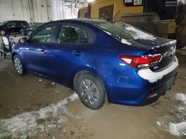 3KPA24AB1KE236138 - 2019 KIA RIO S BLUE photo 2