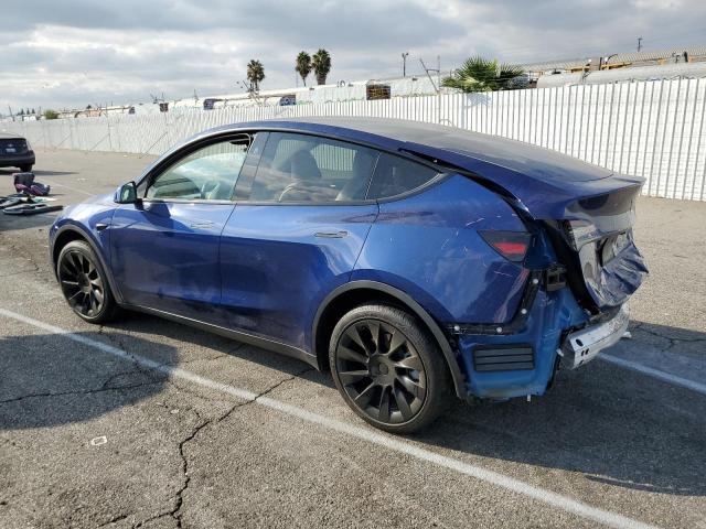 7SAYGAEE2PF823875 - 2023 TESLA MODEL Y BLUE photo 2