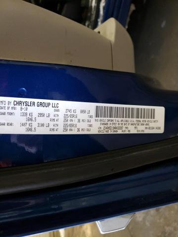 2D4RN5D19AR433397 - 2010 DODGE GRAND CARA SXT BLUE photo 13