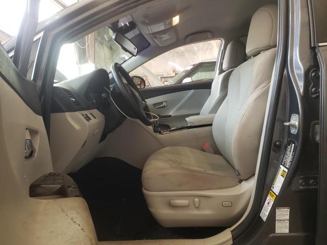 4T3BA3BB2AU011990 - 2010 TOYOTA VENZA GRAY photo 7