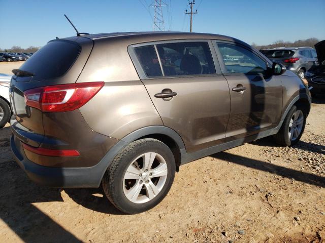 KNDPB3A29D7463987 - 2013 KIA SPORTAGE BASE BROWN photo 3