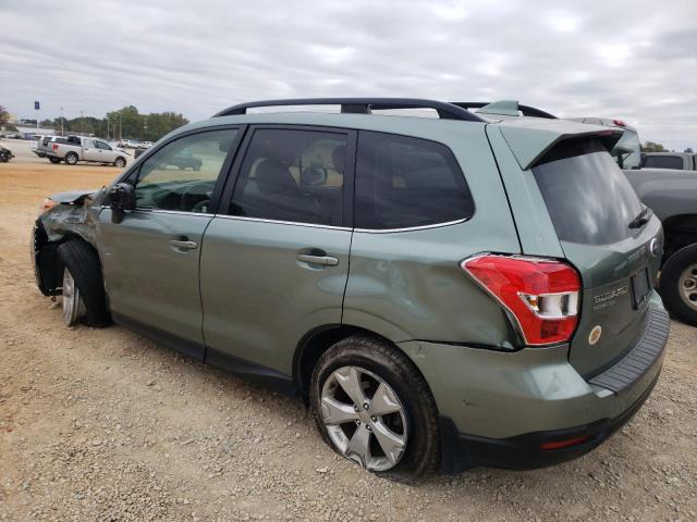 JF2SJARC5GH551305 - 2016 SUBARU FORESTER 2.5I LIMITED GREEN photo 2