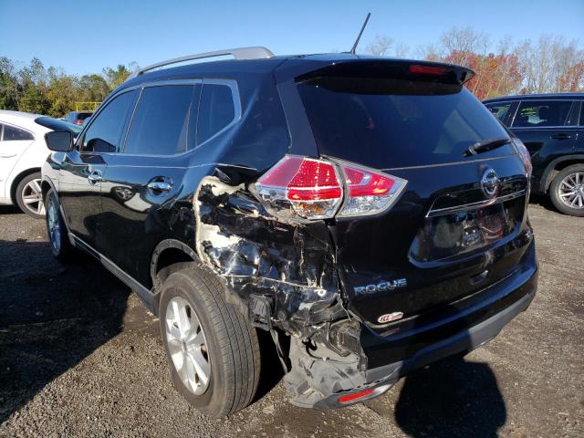 KNMAT2MT5FP552542 - 2015 NISSAN ROGUE S BLACK photo 2