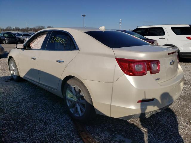 1G11J5SX1EF137356 - 2014 CHEVROLET MALIBU LTZ კრემისფერი ფოტო 2
