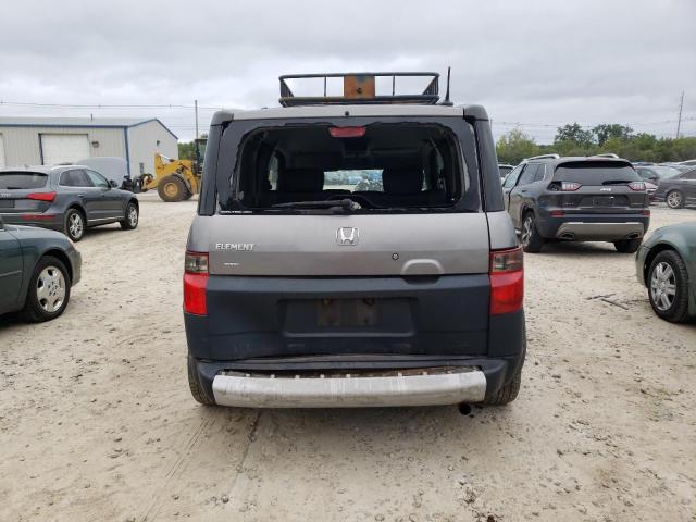 5J6YH28625L028379 - 2005 HONDA ELEMENT EX GRAY photo 6