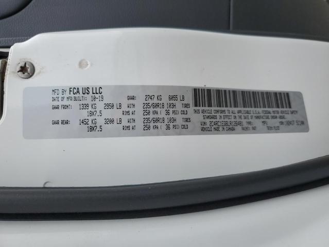 2C4RC1EG6LR126481 - 2020 CHRYSLER PACIFICA TOURING L PLUS WHITE photo 13