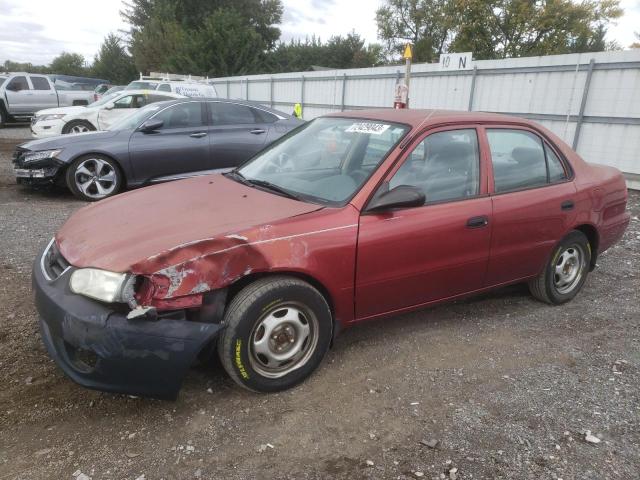 2T1BR12E02C523816 - 2002 TOYOTA COROLLA CE RED photo 1