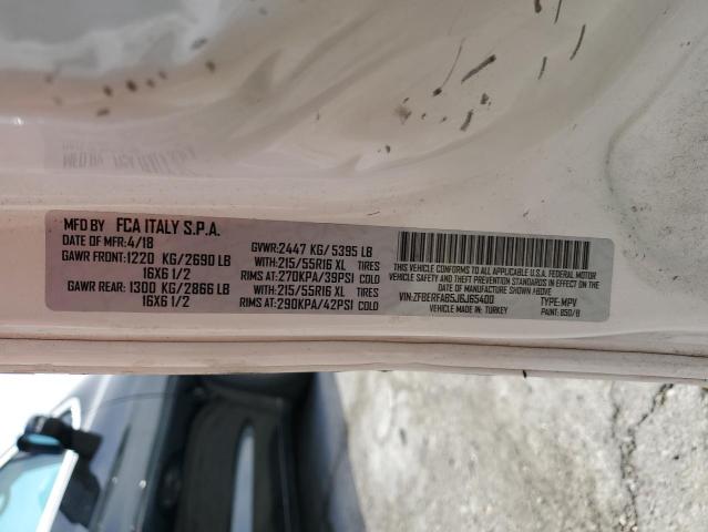 ZFBERFAB5J6J65400 - 2018 RAM PROMASTER WHITE photo 13