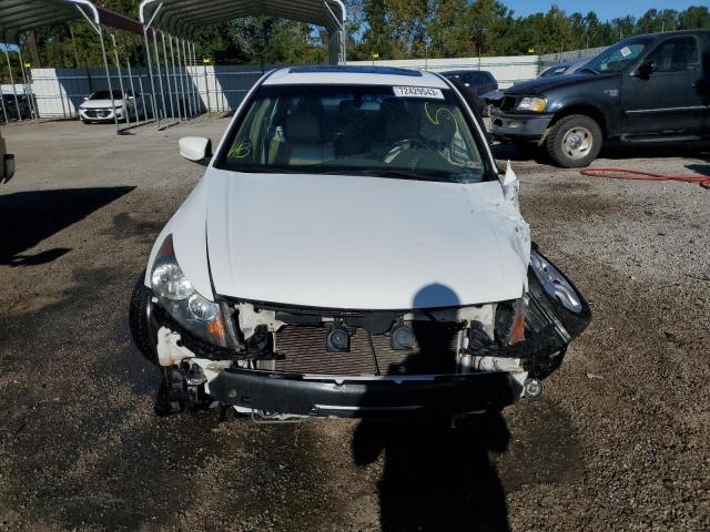 1HGCP26838A149608 - 2008 HONDA ACCORD EXL WHITE photo 5