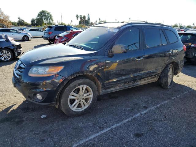 5XYZK3AB8BG090739 - 2011 HYUNDAI SANTA FE L BLUE photo 1