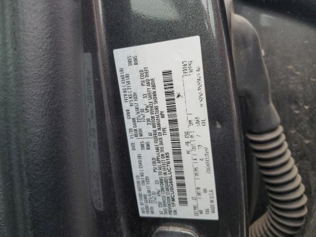 1FMCU0G66LUC76185 - 2020 FORD ESCAPE SE GRAY photo 13